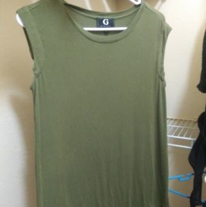 Guess winter green tank